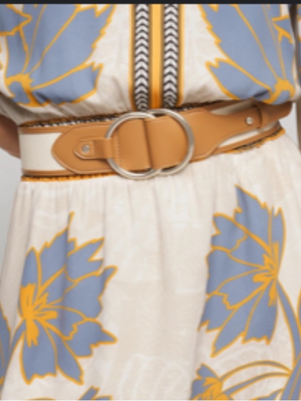 WHBM Canvas Ring Waist Belt